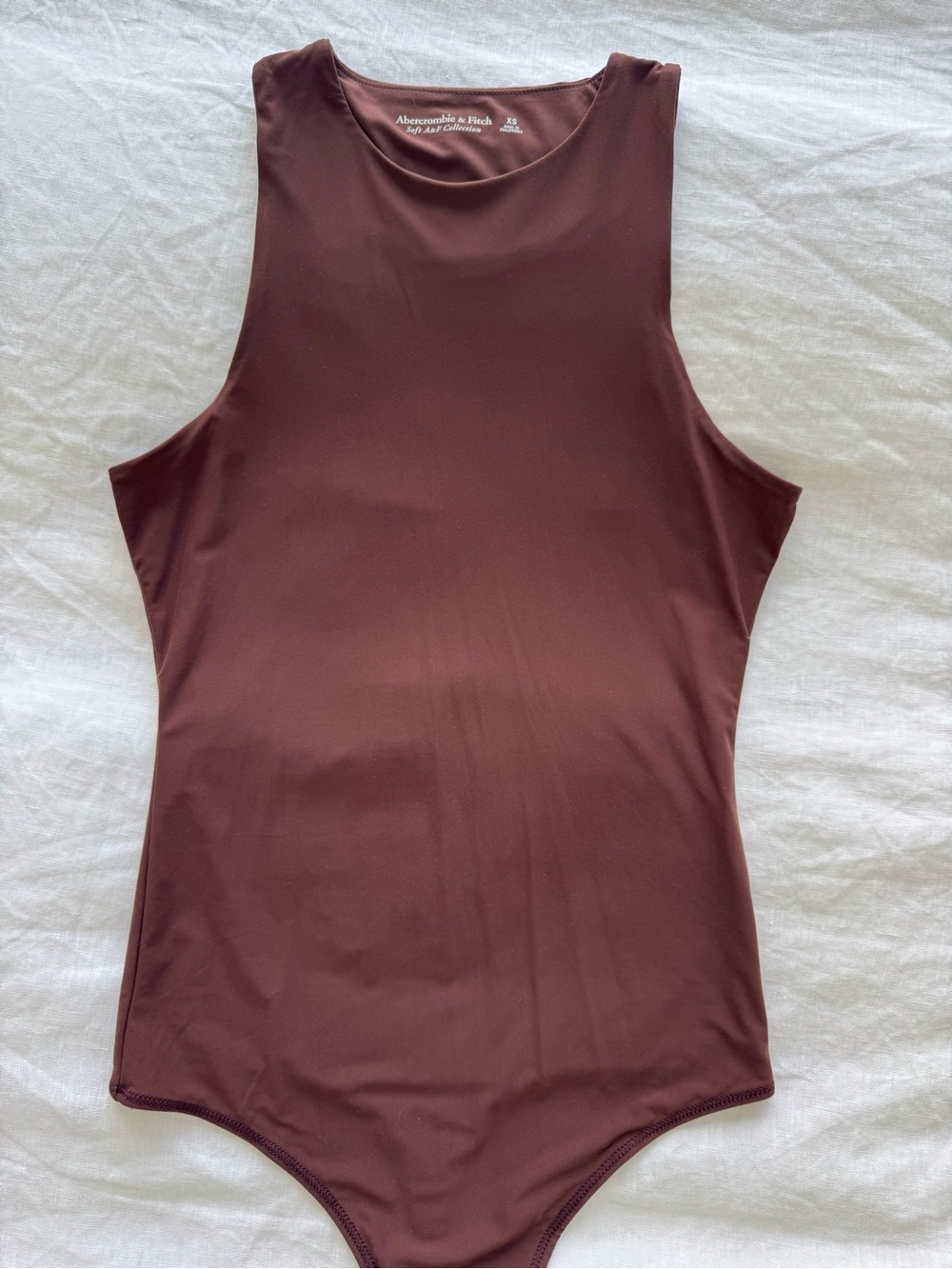 Abercrombie & Fitch Sleeveless Wine Bodysuit